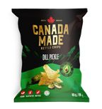 Canada Made Avocado Oil Kettle Cooked Dill Pickle Potato Chips 40g bag